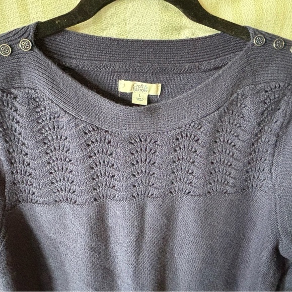 Croft & Barrow women’s size Large long sleeve sweater - Picture 2 of 5